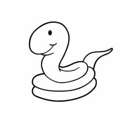 Dibujo para colorear: Serpiente (Animales) #14392 - Dibujos para Colorear e Imprimir Gratis