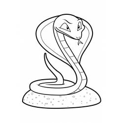 Dibujo para colorear: Serpiente (Animales) #14397 - Dibujos para Colorear e Imprimir Gratis