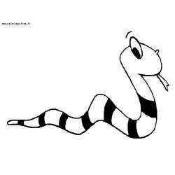Dibujo para colorear: Serpiente (Animales) #14479 - Dibujos para Colorear e Imprimir Gratis