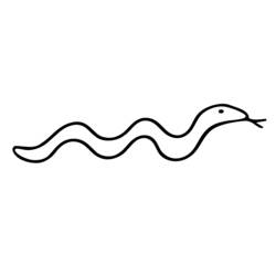 Dibujo para colorear: Serpiente (Animales) #14513 - Dibujos para Colorear e Imprimir Gratis