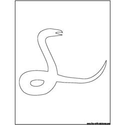 Dibujo para colorear: Serpiente (Animales) #14531 - Dibujos para Colorear e Imprimir Gratis