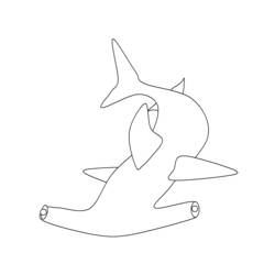 Dibujo para colorear: Tiburón (Animales) #14844 - Dibujos para Colorear e Imprimir Gratis