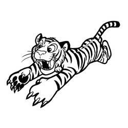 Dibujo para colorear: Tigre (Animales) #13589 - Dibujos para Colorear e Imprimir Gratis