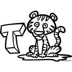 Dibujo para colorear: Tigre (Animales) #13609 - Dibujos para Colorear e Imprimir Gratis