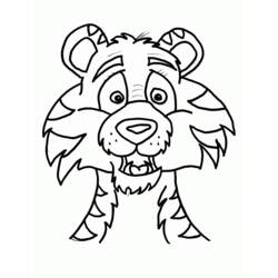 Dibujo para colorear: Tigre (Animales) #13653 - Dibujos para Colorear e Imprimir Gratis
