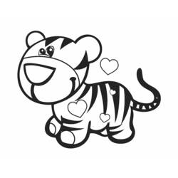 Dibujo para colorear: Tigre (Animales) #13674 - Dibujos para Colorear e Imprimir Gratis