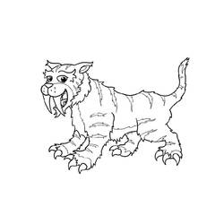 Dibujo para colorear: Tigre (Animales) #13678 - Dibujos para Colorear e Imprimir Gratis