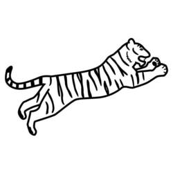 Dibujo para colorear: Tigre (Animales) #13780 - Dibujos para Colorear e Imprimir Gratis