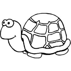 Dibujo para colorear: Tortuga (Animales) #13458 - Dibujos para Colorear e Imprimir Gratis