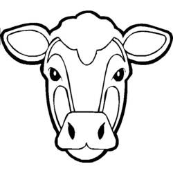Dibujo para colorear: Vaca (Animales) #13241 - Dibujos para Colorear e Imprimir Gratis