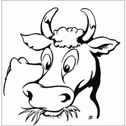 Dibujo para colorear: Vaca (Animales) #13290 - Dibujos para Colorear e Imprimir Gratis
