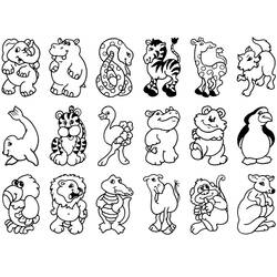 Dibujo para colorear: Zoo (Animales) #12640 - Dibujos para Colorear e Imprimir Gratis