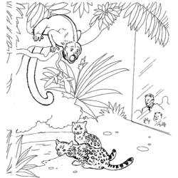 Dibujo para colorear: Zoo (Animales) #12668 - Dibujos para Colorear e Imprimir Gratis