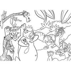 Dibujo para colorear: Zoo (Animales) #12676 - Dibujos para Colorear e Imprimir Gratis