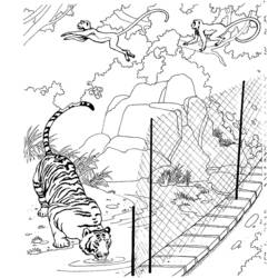 Dibujo para colorear: Zoo (Animales) #12712 - Dibujos para Colorear e Imprimir Gratis