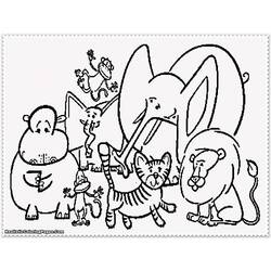Dibujo para colorear: Zoo (Animales) #12812 - Dibujos para Colorear e Imprimir Gratis