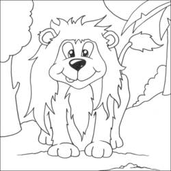 Dibujo para colorear: Zoo (Animales) #12847 - Dibujos para Colorear e Imprimir Gratis