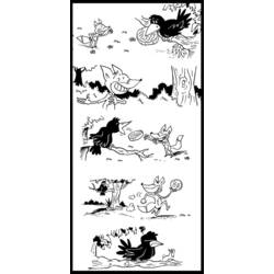 Dibujo para colorear: Zorro (Animales) #15097 - Dibujos para Colorear e Imprimir Gratis