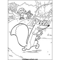 Dibujo para colorear: Zorro (Animales) #15124 - Dibujos para Colorear e Imprimir Gratis