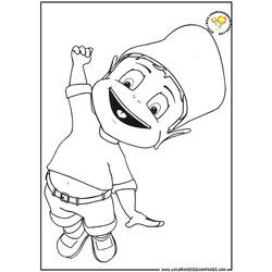 Dibujo para colorear: Adiboo (Dibujos animados) #23592 - Dibujos para Colorear e Imprimir Gratis