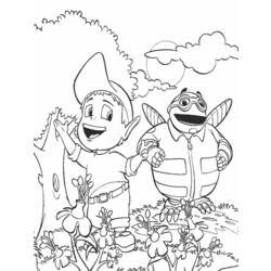 Dibujo para colorear: Adiboo (Dibujos animados) #23596 - Dibujos para Colorear e Imprimir Gratis