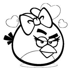Dibujo para colorear: Angry Birds (Dibujos animados) #25030 - Dibujos para Colorear e Imprimir Gratis