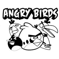 Dibujo para colorear: Angry Birds (Dibujos animados) #25036 - Dibujos para Colorear e Imprimir Gratis