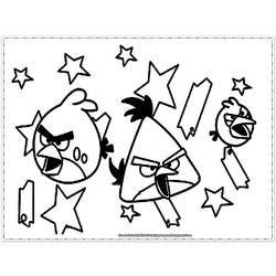 Dibujo para colorear: Angry Birds (Dibujos animados) #25046 - Dibujos para Colorear e Imprimir Gratis