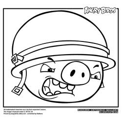 Dibujo para colorear: Angry Birds (Dibujos animados) #25067 - Dibujos para Colorear e Imprimir Gratis