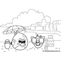 Dibujo para colorear: Angry Birds (Dibujos animados) #25076 - Dibujos para Colorear e Imprimir Gratis