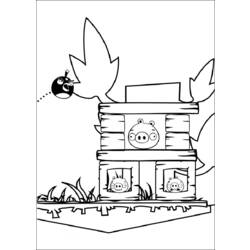Dibujo para colorear: Angry Birds (Dibujos animados) #25088 - Dibujos para Colorear e Imprimir Gratis