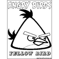 Dibujo para colorear: Angry Birds (Dibujos animados) #25110 - Dibujos para Colorear e Imprimir Gratis