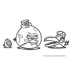 Dibujo para colorear: Angry Birds (Dibujos animados) #25121 - Dibujos para Colorear e Imprimir Gratis