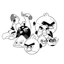 Dibujo para colorear: Angry Birds (Dibujos animados) #25122 - Dibujos para Colorear e Imprimir Gratis