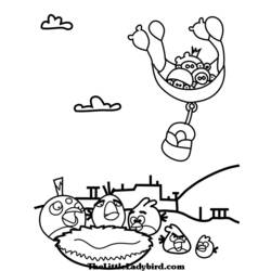 Dibujo para colorear: Angry Birds (Dibujos animados) #25134 - Dibujos para Colorear e Imprimir Gratis
