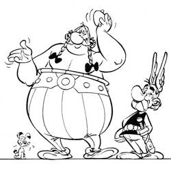 Dibujo para colorear: Asterix and Obelix (Dibujos animados) #24374 - Dibujos para Colorear e Imprimir Gratis