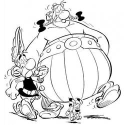 Dibujo para colorear: Asterix and Obelix (Dibujos animados) #24375 - Dibujos para Colorear e Imprimir Gratis