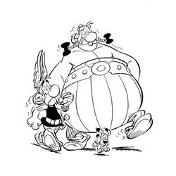Dibujo para colorear: Asterix and Obelix (Dibujos animados) #24379 - Dibujos para Colorear e Imprimir Gratis