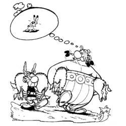 Dibujo para colorear: Asterix and Obelix (Dibujos animados) #24409 - Dibujos para Colorear e Imprimir Gratis