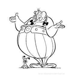 Dibujo para colorear: Asterix and Obelix (Dibujos animados) #24444 - Dibujos para Colorear e Imprimir Gratis