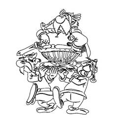 Dibujo para colorear: Asterix and Obelix (Dibujos animados) #24477 - Dibujos para Colorear e Imprimir Gratis