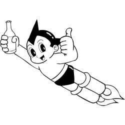 Dibujo para colorear: Astroboy (Dibujos animados) #45257 - Dibujos para Colorear e Imprimir Gratis