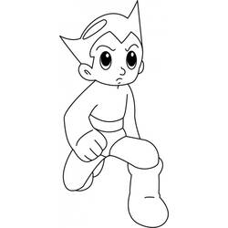 Dibujo para colorear: Astroboy (Dibujos animados) #45279 - Dibujos para Colorear e Imprimir Gratis