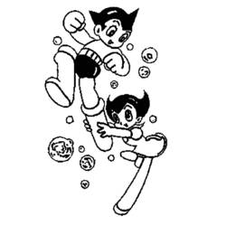 Dibujo para colorear: Astroboy (Dibujos animados) #45380 - Dibujos para Colorear e Imprimir Gratis