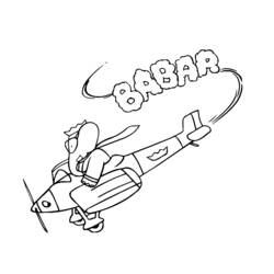 Dibujo para colorear: Babar (Dibujos animados) #27901 - Dibujos para Colorear e Imprimir Gratis