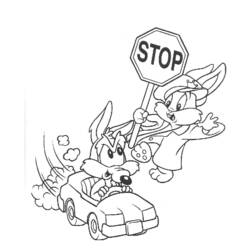 Dibujo para colorear: Baby Looney Tunes (Dibujos animados) #26515 - Dibujos para Colorear e Imprimir Gratis