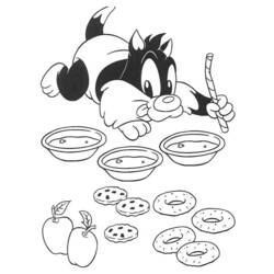 Dibujo para colorear: Baby Looney Tunes (Dibujos animados) #26641 - Dibujos para Colorear e Imprimir Gratis