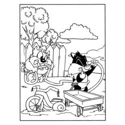 Dibujo para colorear: Baby Looney Tunes (Dibujos animados) #26686 - Dibujos para Colorear e Imprimir Gratis