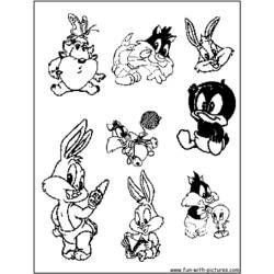 Dibujo para colorear: Baby Looney Tunes (Dibujos animados) #26695 - Dibujos para Colorear e Imprimir Gratis