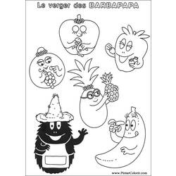 Dibujo para colorear: Barbapapa (Dibujos animados) #36521 - Dibujos para Colorear e Imprimir Gratis